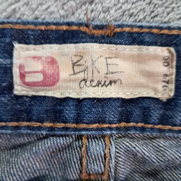 BKE Star 20 Jean Women 36x33.5, Tag 34x33.5 Bootcut Blue Denim Cotton Distressed - Picture 14 of 15